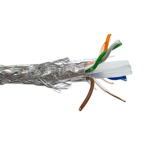 Cable CCA BC <span class=keywords><strong>Cat6</strong></span> de 305m con Blindaje Doble de Aluminio y Cobre, 24 AWG, 2PR, 4PR, <span class=keywords><strong>SF</strong></span>/<span class=keywords><strong>UTP</strong></span>, S/FTP, SSTP, SFTP, 100m, PVC - Product Image 6