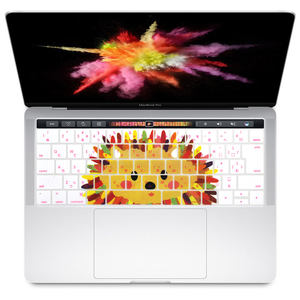 Housse de <span class=keywords><strong>protection</strong></span> de <span class=keywords><strong>clavier</strong></span> japonais étanche arc-en-ciel, pour <span class=keywords><strong>Macbook</strong></span> new <span class=keywords><strong>pro</strong></span> <span class=keywords><strong>13</strong></span> <span class=keywords><strong>Touch</strong></span> <span class=keywords><strong>Bar</strong></span>, housse de <span class=keywords><strong>clavier</strong></span> pour ordinateur portable - Product Image 3