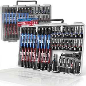 41-Piece Premium 1/4" Drive Magnetic ImpactNut Driver Set Metric &SAE Standard & Deepwith Socket Adapters 41 PCS 41 Pcs - Product Image 6