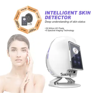 Portable 3D Beauty Face Skin Analyzer Equip Analysis Facial Care Skin Analyzer Salon Machines Skin Test Device Price For Sale