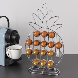 32 cosse Chrome Plaque Ananas <span class=keywords><strong>Capsules</strong></span> De Café <span class=keywords><strong>Nespresso</strong></span> Porte Dosette - Product Image 4
