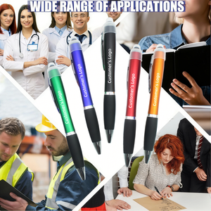 Ручка-стилус JINFUSI со светодиодной подсветкой и сенсорным экраном, с возможностью нанесения логотипа, рекламная шариковая ручка с логотипом - Product Image 6