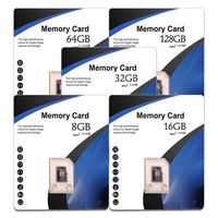 Tarjeta de Memoria con Logotipo OEM de 512 GB, 8 GB, 16 GB, 32 GB, 64 GB, 128 GB, 256 GB, Tarjeta TF, Tarjeta SD para Cámara de Vigilancia, GPS, Kart