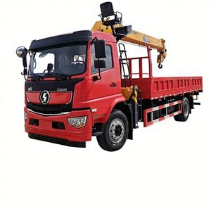 Shacman 4*2 Truck Mounted Crane Equipped With Xugong 8 Ton 5 Section Telescopic <b>Boom</b> for Construction Lifting - Product Image 1