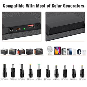 Panneau solaire pliable en ETFE de 30W, <span class=keywords><strong>chargeur</strong></span> de panneaux solaires portables pour téléphone portable, camping en plein air, panneau de charge photovoltaïque - Product Image 6