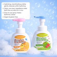 Savon moussant pour les mains pour enfants Flower Stamp, 250 ml/8,45 fl oz, pour peaux sensibles, hydratant et doux