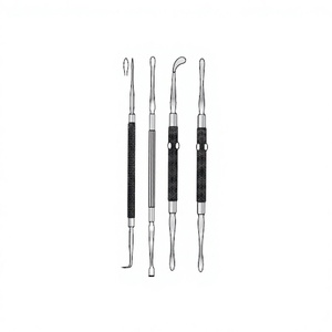 Pinces à tissus péritonéales Faures 205 mm, légèrement courbées, dentées, instrument chirurgical en acier inoxydable, pinces de précision par SurgiRight - Product Image 1
