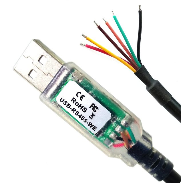 FTDI USB-RS485-WE-5000-BT, USB to RS485 Converter Cable, FT232R Chip Combined with an RS485 Level Converter