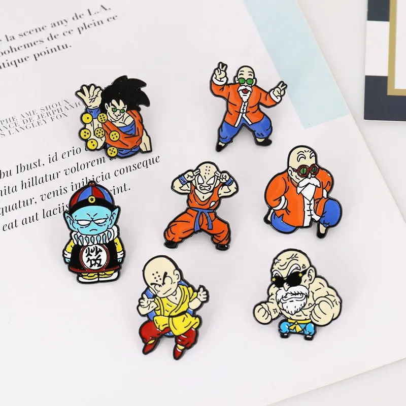 Designer Brooches And Pins Pins Cartoon Dragon Ball Z Jewelry Metal Lapel Pin Badge