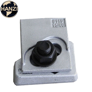 8119/15/40 Kohlenstoffstahl-Schienenklemmen für Kranschienen Gantrail/Gantrex Standard Güteklasse 8.8 - Product Image 2
