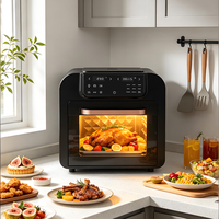 16L Multifunktionaler Heißluftfritteuse-Ofen direkt vom Hersteller |   Luftfrittieren, Backen, Grillen, Braten & Dörren, 11-in-1 Countertop-Toasterofen