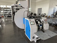 Machine de fabrication de sacs en papier à fond en V à impression flexo haute vitesse 2 couleurs