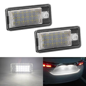 Éclairage de plaque d'immatriculation utilisé pour <span class=keywords><strong>AUDI</strong></span> A4 A5 A6 A7 Q5 <span class=keywords><strong>TT</strong></span> voiture Led 18SMD Auto extérieur autres accessoires d'éclairage - Product Image 4
