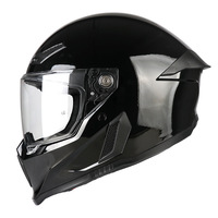 Casque de moto vintage pour motard, casque intégral homologué DOT