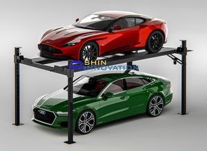 Système de stationnement vertical à double niveau, élévateur de <span class=keywords><strong>voiture</strong></span> hydraulique automatique à quatre poteaux, robuste, certifié CE, par SHIN Innovation - Product Image 5