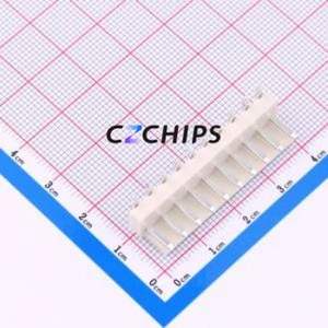 ZX-VH3.96-10PWZ-GW Wire-to-Board Pin Header Bent Lead Through Hole,P=3.96mm Connector 1x10P 3.96mm Right Angle Insert VH - Product Image 1