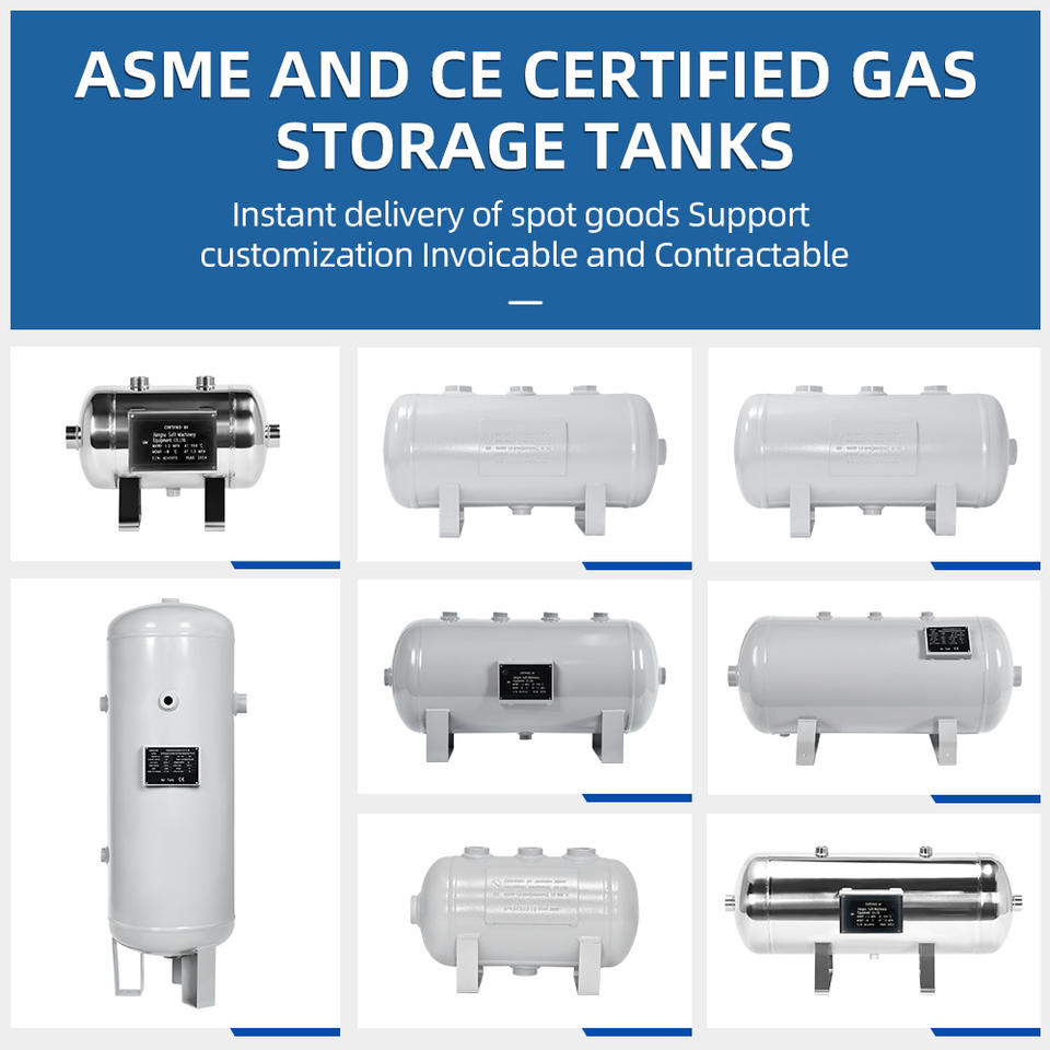 ASME air Receiver tank ASME Carbon Steel air Storage tank 100L ASME air ...