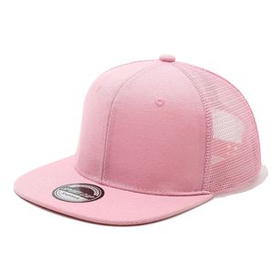 Toptan özel 6 Panel düz örgü yapış geri şoför şapkası kap yüksek kaliteli düz kenarlı doruğa kap toplu sportif dimi düşük adedi - Product Image 4