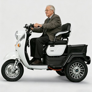 Tricicli Elettrici in Acciaio di Alta Qualità Cinesi, Design Originale per Tutti, per Trasporto Merci e Passeggeri - Product Image 5