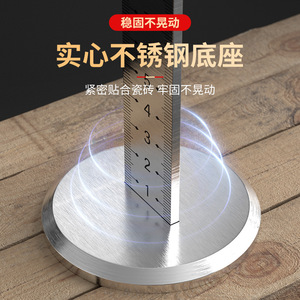 Casillas Tile Leveling Ruler Thickened Stainless Steel Laser Etched Height Gauge For Tiling Installation - Product Image 4