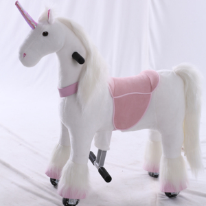 Unicorno Cavalcabile Giocattolo Meccanico <span class=keywords><strong>Peluche</strong></span> <span class=keywords><strong>Cavallo</strong></span> Giocattolo - Product Image 1