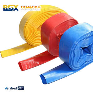 Langlebig 2 \ "3 \" 4 \ "Zoll PVC Lay Flat Flexibler Wasserzufuhr schlauch 4 Zoll Kunststoff rohre für die Bewässerung in der Landwirtschaft - Product Image 6