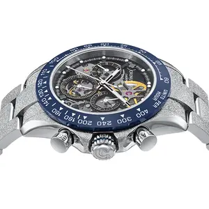 2024 New 40mm Luxury Men's Watch Manual Movement Mechanical Stainless Steel Sapphire Crystal Waterproof Watch