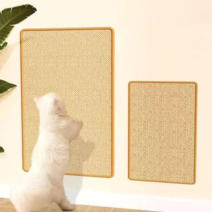 Alfombra rascadora para gatos de sisal natural, para el suelo y la pared, protectora de alfombras y sofás. - Product Image 1