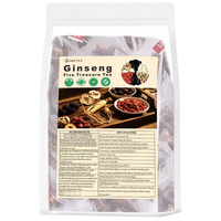 Tisane aux cinq trésors de ginseng en sachets, avec goji, jujube et mûre, pour le soutien énergétique, vente en gros, OEM, marque privée, complément alimentaire