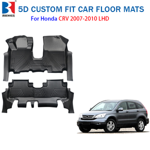 Alfombrillas de Coche Personalizadas 5D TPE de Fábrica para <span class=keywords><strong>Honda</strong></span> <span class=keywords><strong>CRV</strong></span> 2007-2010 LHD, Alfombrillas Antideslizantes Impermeables para Todo Clima - Product Image 1