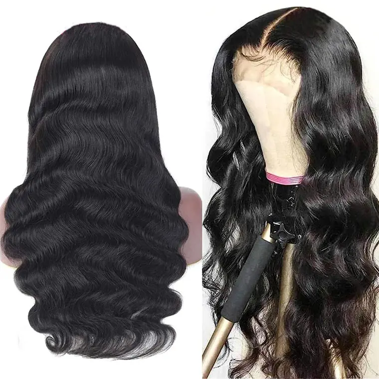Customized Remy Flat Tip Hair Extensions Full Ends Full Lace Front Wigs Human Hair
