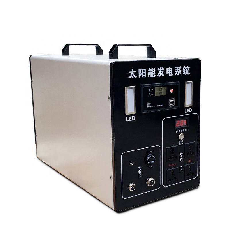 Все в одном фотогальваническая панель система солнечной энергии домашний полный комплект аварийной литиевой батареи 220 В