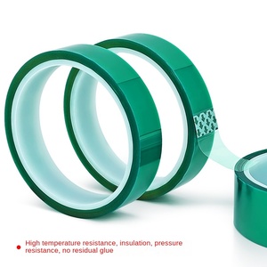 เทปกาวโพลีเอสเตอร์สีเขียวสำหรับเคลือบผงสัตว์เลี้ยงฉนวนกันความร้อนสูงสีเขียว - Product Image 5