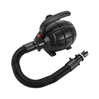 Pompe électrique pour matelas gonflables, matelas pneumatique, piscine, radeau, bateau, pompe électrique rapide, noir