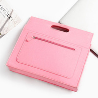 Sac pour ordinateur portable en feutre fin et protecteur, multi-usages, léger, avec logo personnalisé pour les entreprises
