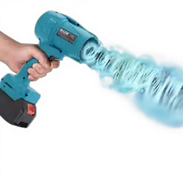 HILDA Electric Blower High-Power Handheld Strong-Wind Fan Battery-Powered 21V Low Noise One-Click Start Dust Snow Removal