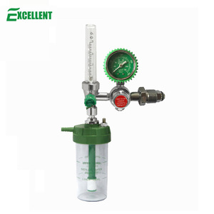 Oxy xi lanh bullnose <span class=keywords><strong>Flow</strong></span> <span class=keywords><strong>Meter</strong></span> y tế oxy lưu lượng kế với độ ẩm chai - Product Image 1