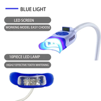 Vente chaude Led Portable Laser Mobile Blanchiment Des Dents Machine Avec 10 Led Lumière Bleue Avec Roues Dentaire Laser Dents Outils