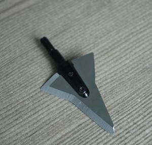 Punta de Flecha Treasurereap Archery de 125 Granos, de Aluminio Aeronáutico Inoxidable Negro para Caza, Punta de Flecha para Arco, Razor Back Sólida - Product Image 6