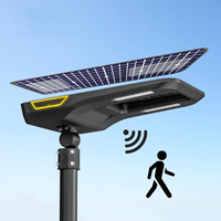 Lampadaire solaire à économie d'énergie IP65 avec capteur de mouvement LED 180LMW pour l'éclairage routier