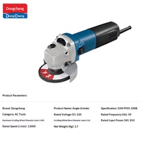 Meuleuse d'angle Dongcheng S1M-FF09-100S transfrontalière à ouverture latérale, petite poignée fine, moteur brossé, alimentation secteur, pour le meulage