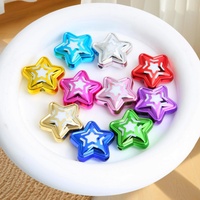 Étoile à cinq branches en émail acrylique couleur macaron, perle DIY pour stylo, attache-cheveux perlée, breloque de téléphone, accessoire porte-clés Yiwu