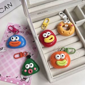 Divertidos y Lindos Llaveros de Resina con Forma de Muñecos de Boca Grande para Colgantes de Coche, Mochilas Escolares de Parejas Estudiantiles y Accesorios DIY - Product Image 2