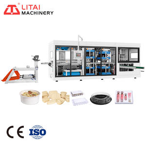 Vollautomatische PET/PP/PVC Einweg-Plastik-Lebensmittelbehälter-Herstellungsmaschine mit Servomotor & Touchscreen-Steuerung - Product Image 1