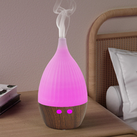 Humidificateur ultrasonique portatif intelligent d'aromathérapie d'huile essentielle de diffuseur d'arome de la brume fraîche de petit ménage 130ml