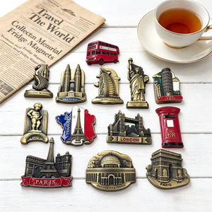 Factory Custom Logo Soft Enamel Design <b>Stamp</b> Eco-Friendly Advertising Gifts Tourist City Souvenirs Refrigerator Magnets Zinc - Product Image 1