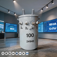 Transformateur de distribution 11 kV 15 kVA de petite capacité pour tour de télécommunication monté sur poteau