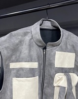 Design personnalisé multi-poches mode gilet tactique Streetwear daim Gilet vestes pour hommes