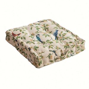2023 Wholesale Premium Yoga Meditation Pillow Chair Sofa Seat Square Cushion With Flower - Product Image 1
