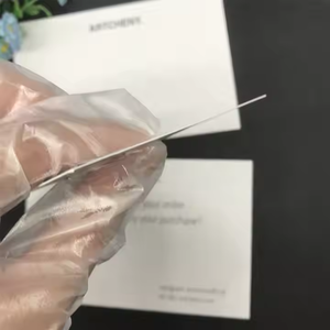 Tarjetas de Felicitación de Lujo de Alta Calidad, Papel Offset Recubierto de 300g, Logotipo Personalizado Impreso, Grabado en Relieve Dorado, Más Vendidas - Product Image 6